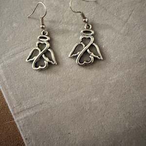 Sterling Silver Angel Earrings